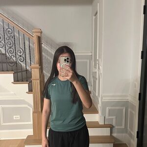 Nike Women’s Short-Sleeve Crew Tee in Teal Green